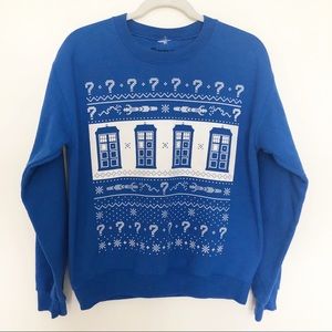 Dr. Who Ugly Christmas Sweater Sweatshirt Small